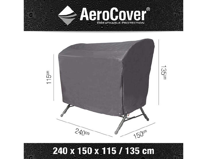 AeroCover Atmungsaktive Schutzhülle für Schaukeln 240x150x115/135 cm